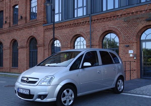 Opel Meriva cena 9500 przebieg: 186655, rok produkcji 2006 z Łódź małe 497